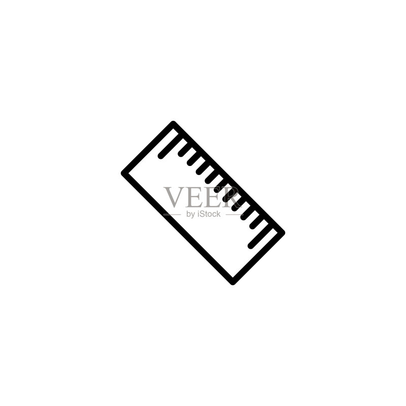 尺子图标模板矢量图图标素材