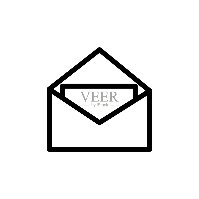 信封图标模板矢量图图标素材