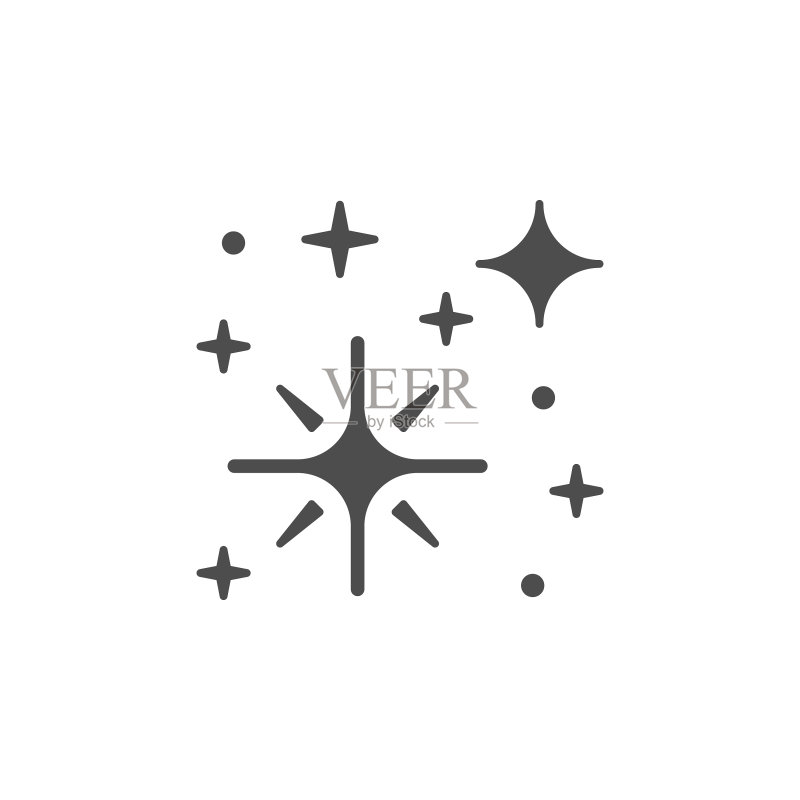 闪耀的字形图标图标素材