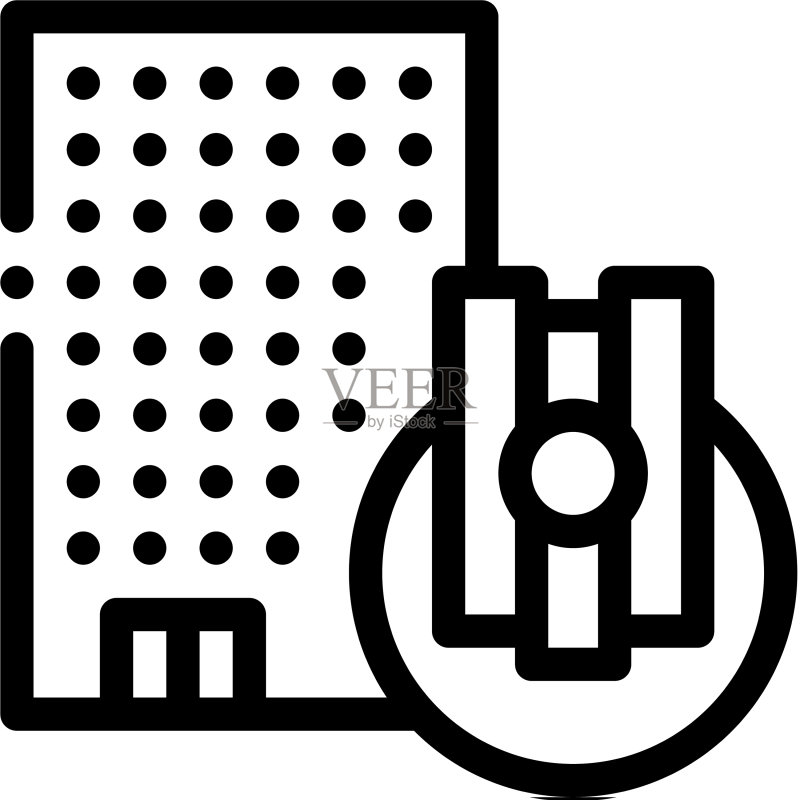 控制杆轮廓图标图标素材