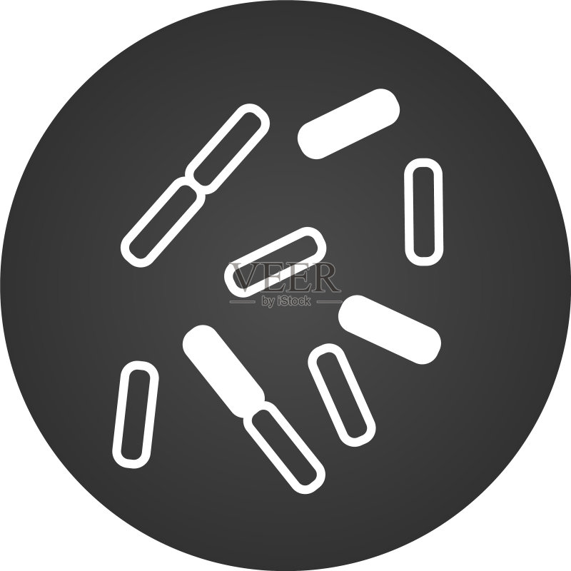 细菌病毒细菌图标冠状病毒图标素材