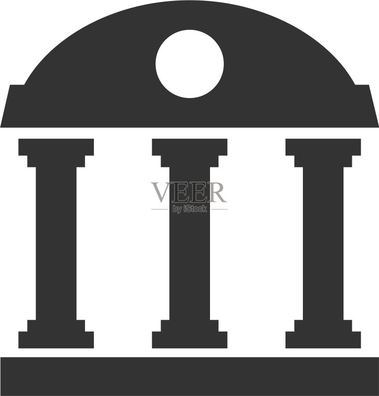 银行大楼图标图标素材