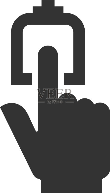 指纹触摸图标图标素材