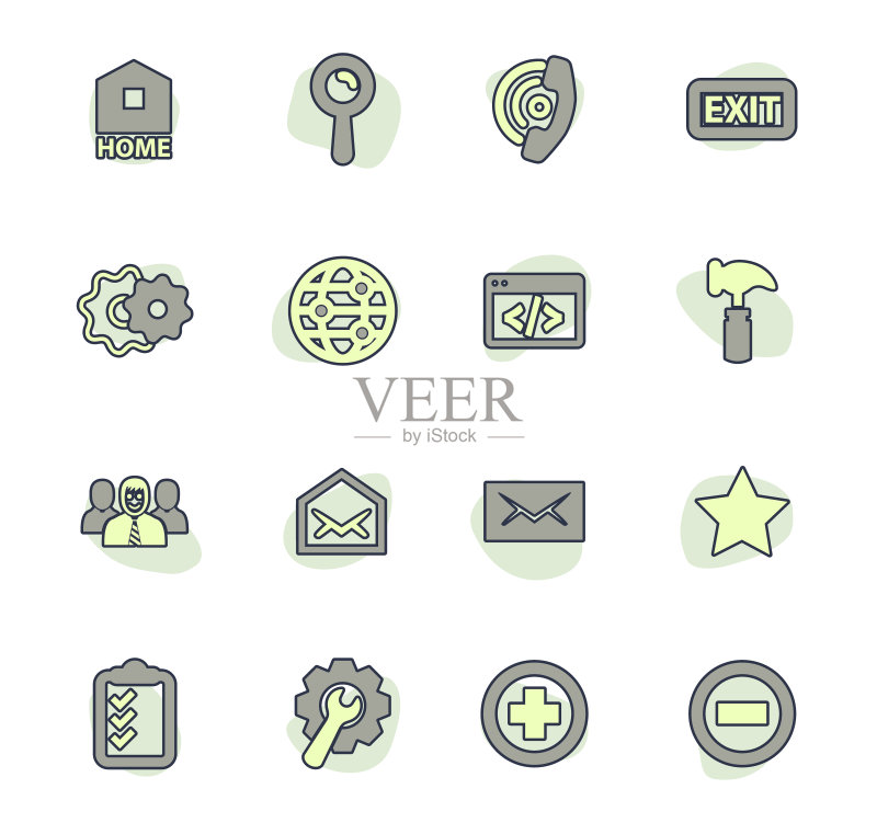 Web工具图标集图标素材