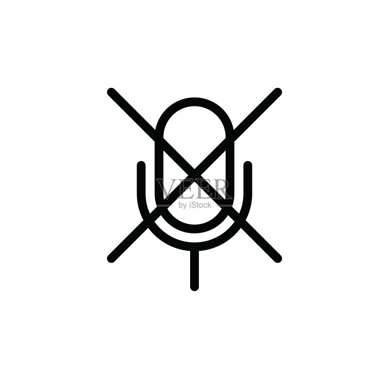 麦克风图标模板矢量图图标素材