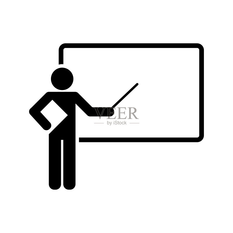 教学演示图标矢量设计模板图标素材