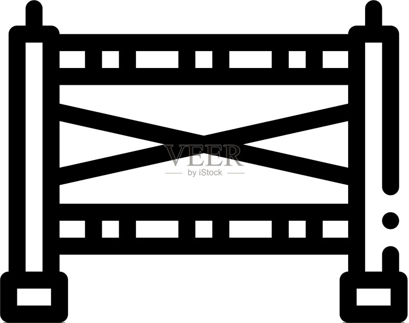 运动障碍图标轮廓图标素材