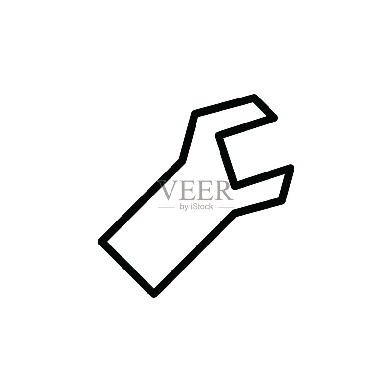 扳手图标矢量图图标素材