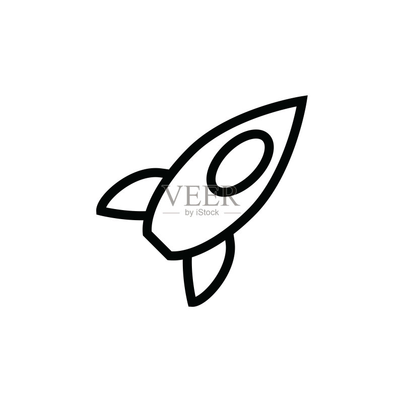 火箭图标模板矢量图图标素材