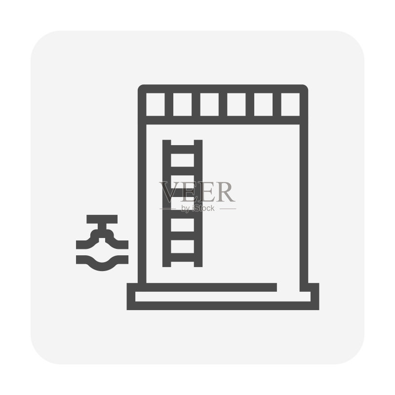 水箱图标图标素材