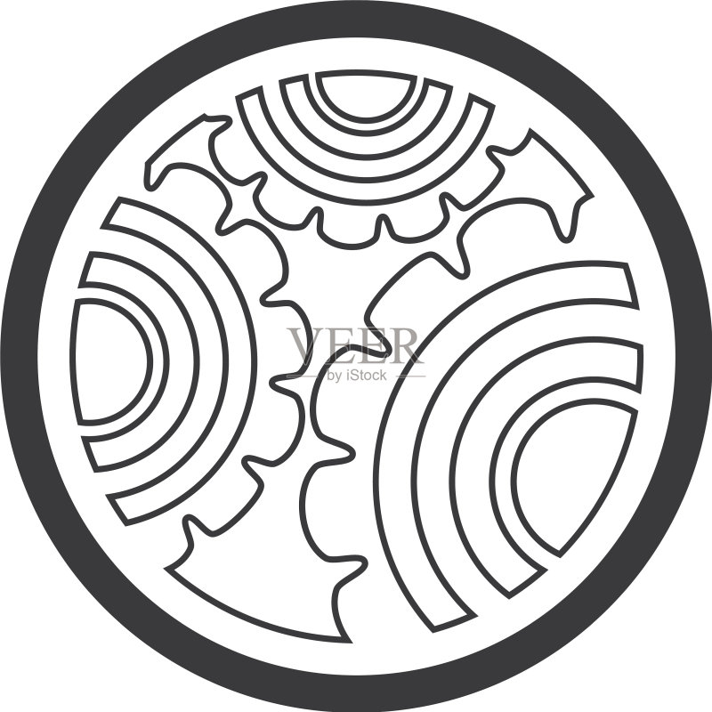 齿轮符号图标图标素材