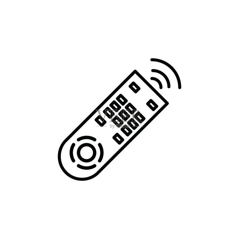 遥控器图标矢量图图标素材