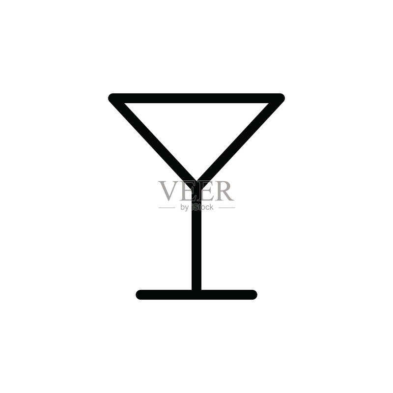 葡萄酒杯图标矢量图图标素材