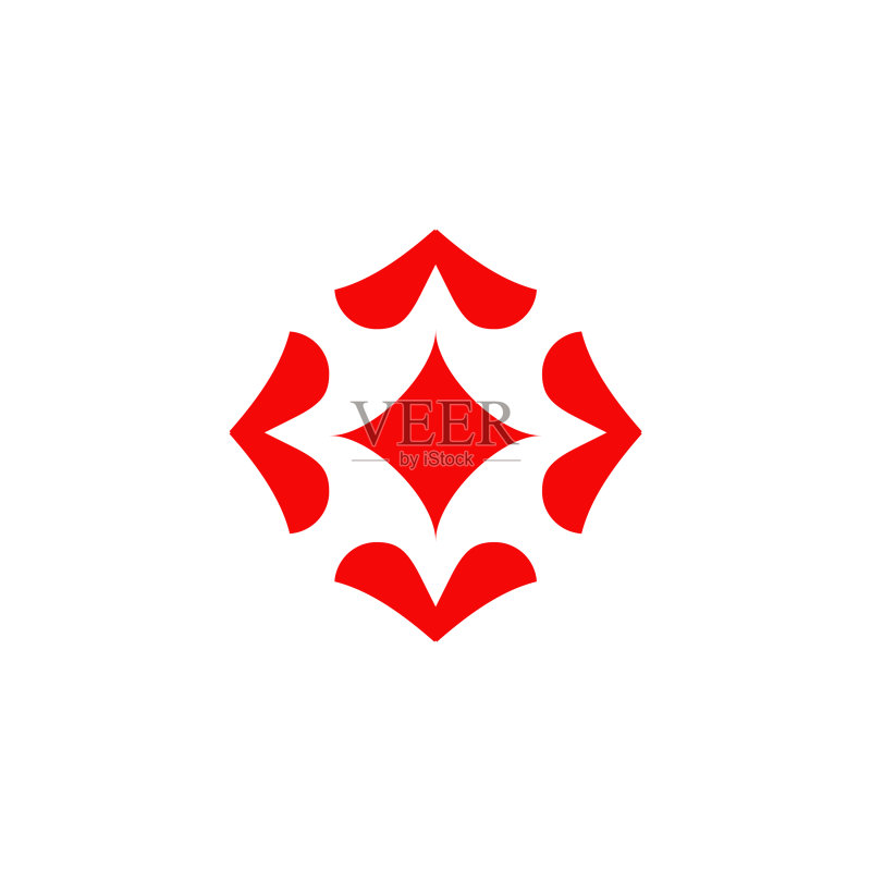 社区和收养护理标志设计图标素材