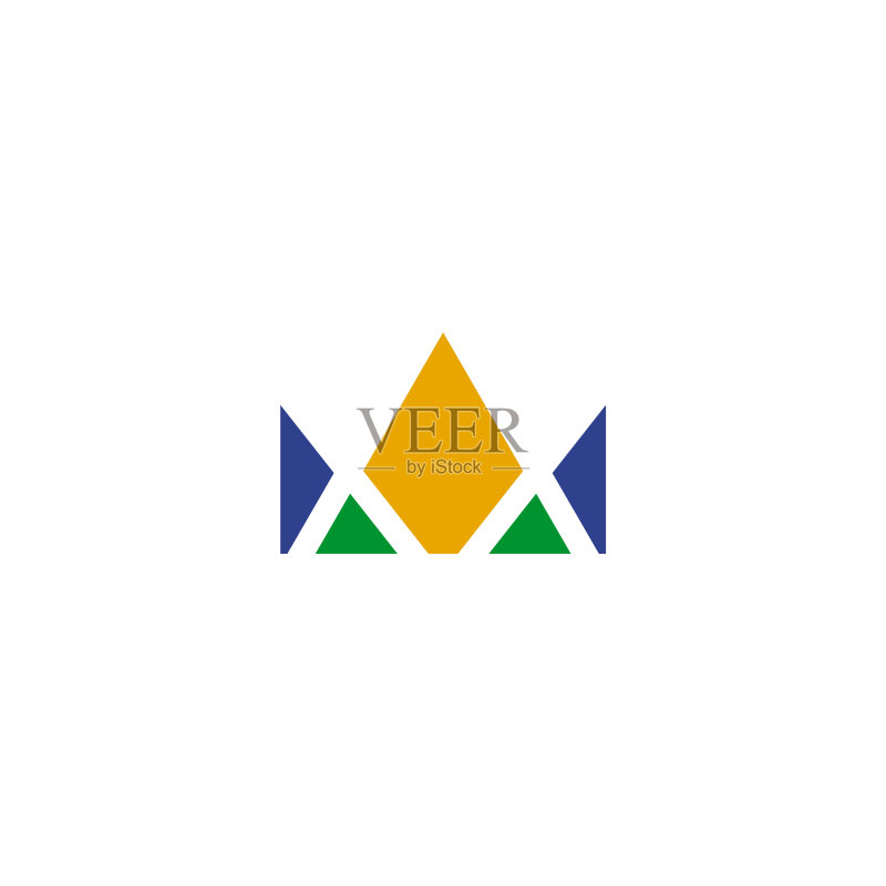 皇冠图标Logo设计模板图标素材