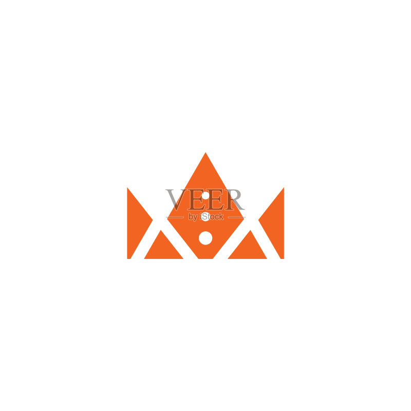 皇冠图标Logo设计模板图标素材