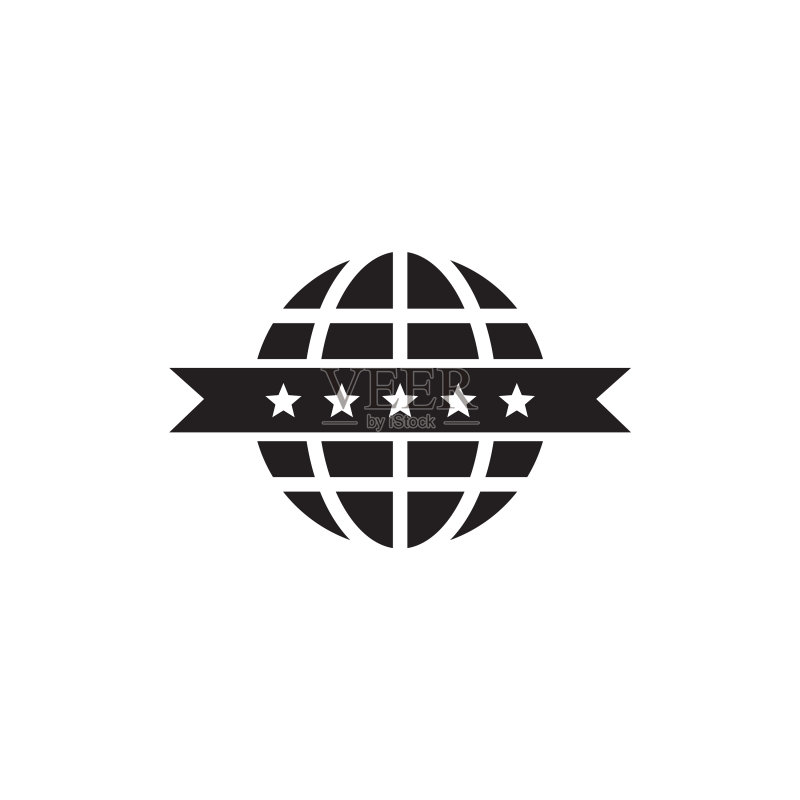 地球图标Logo设计模板图标素材