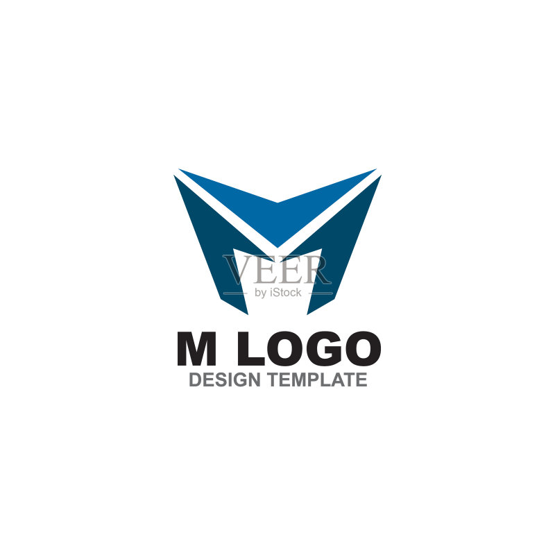 M字母标志设计模板图标素材
