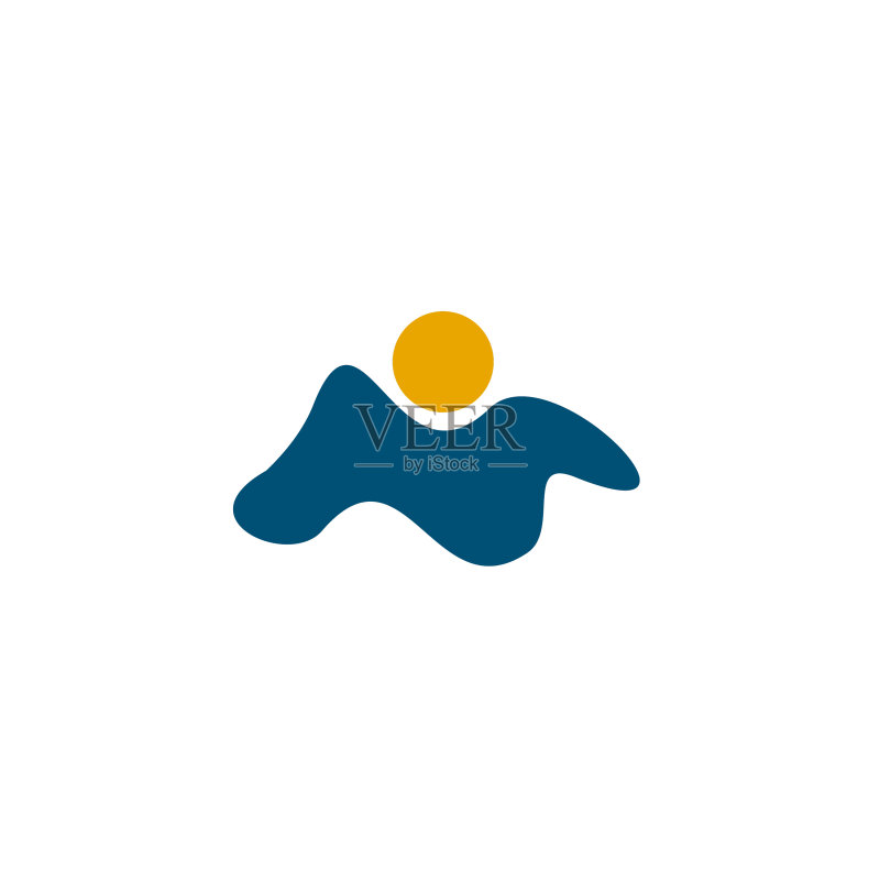 山峰图标Logo设计模板图标素材