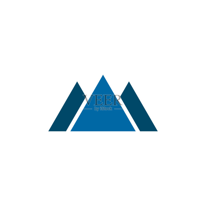 山峰图标Logo设计模板图标素材