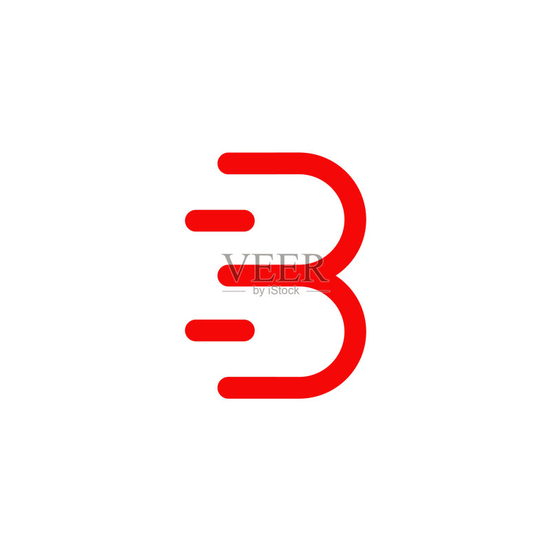 字母B首字母标志设计图标素材