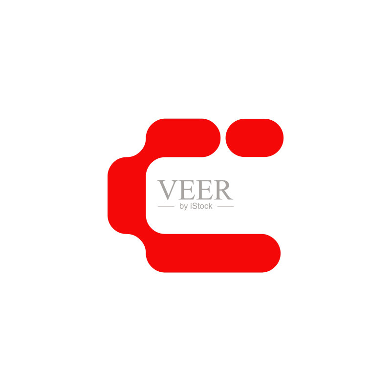 C字母首字母logo设计模板图标素材