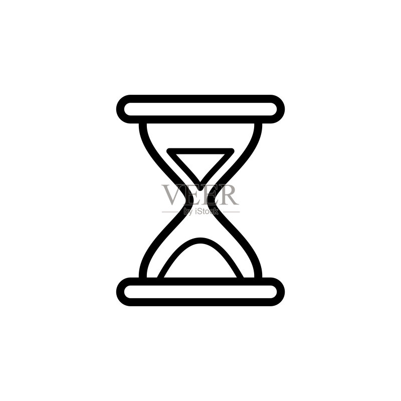 沙漏图标模板矢量图图标素材