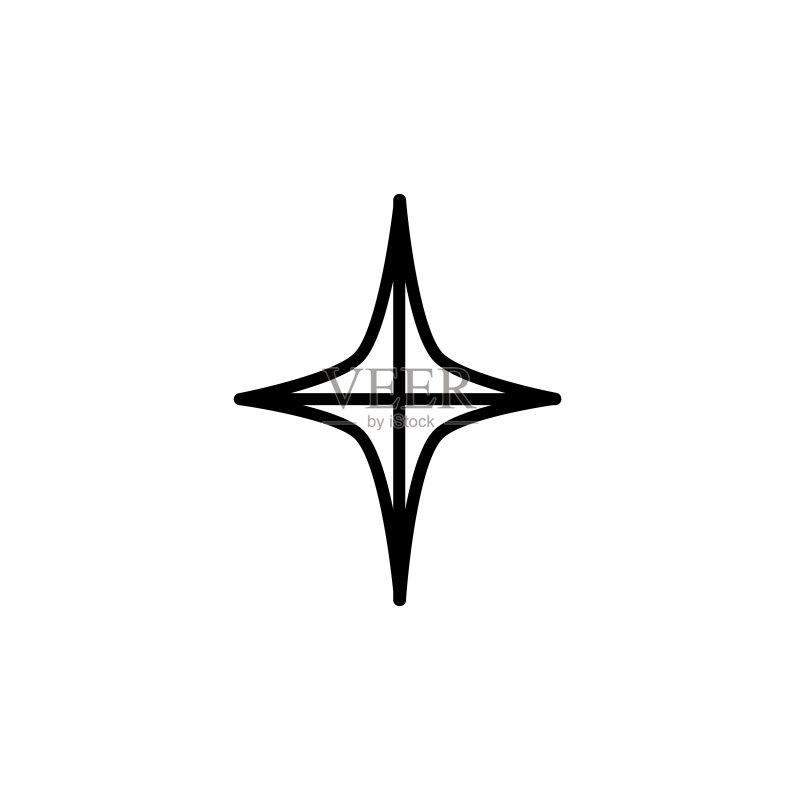 星星图标矢量图模板图标素材