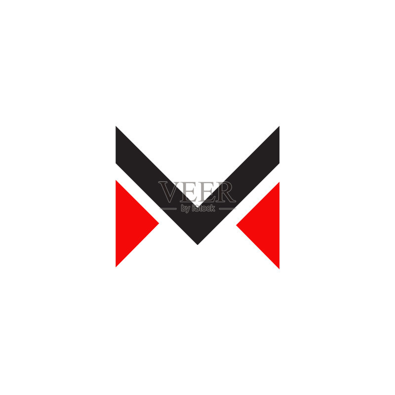 M字母标志设计模板图标素材