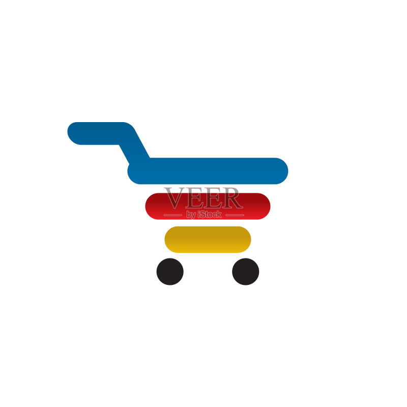 购物车logo设计模板图标素材