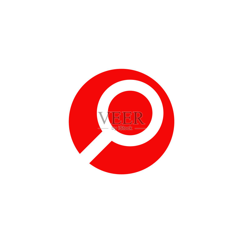 放大镜Logo图标设计模板图标素材