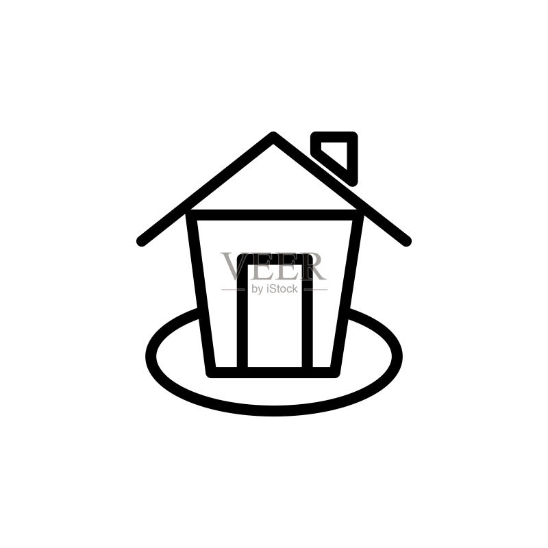 房屋图标模板矢量图图标素材