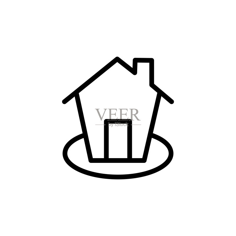 房屋图标模板矢量图图标素材