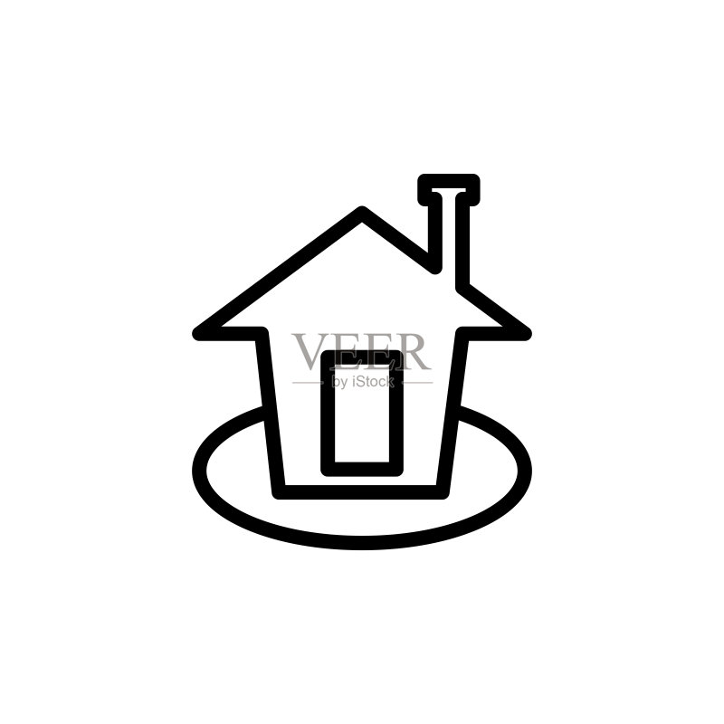 房屋图标模板矢量图图标素材