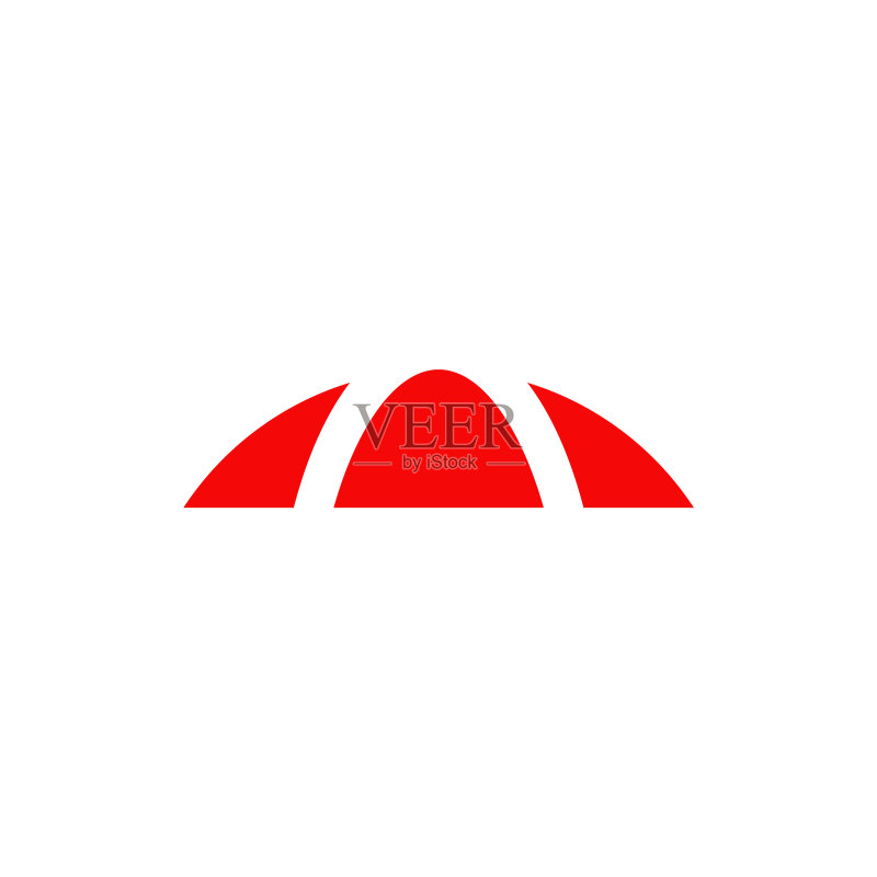 雨伞标志设计模板图标素材