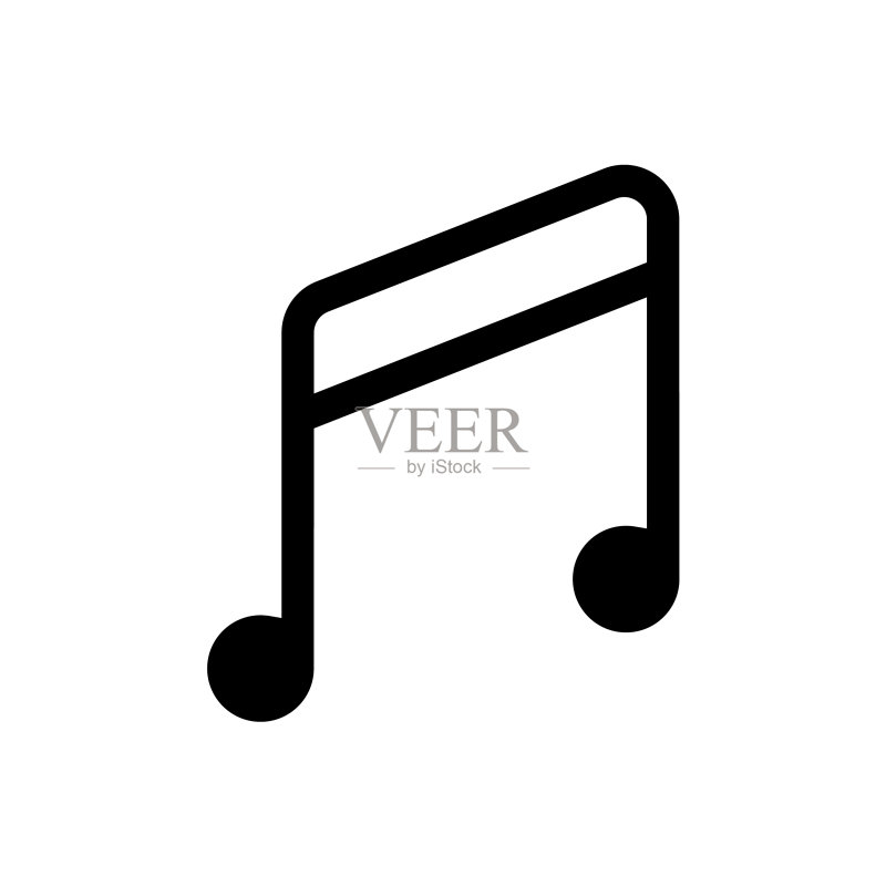 潮流扁平风格音乐图标图标素材