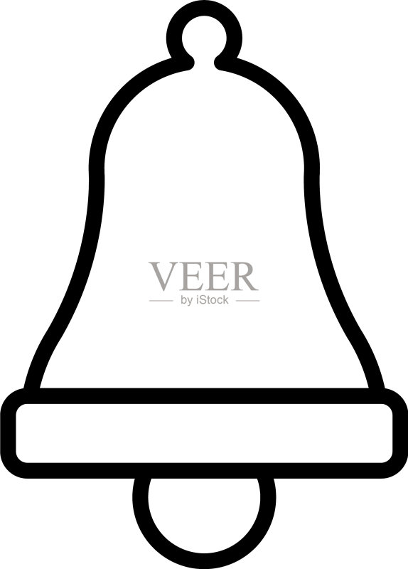 铃声线性风格图标图标素材