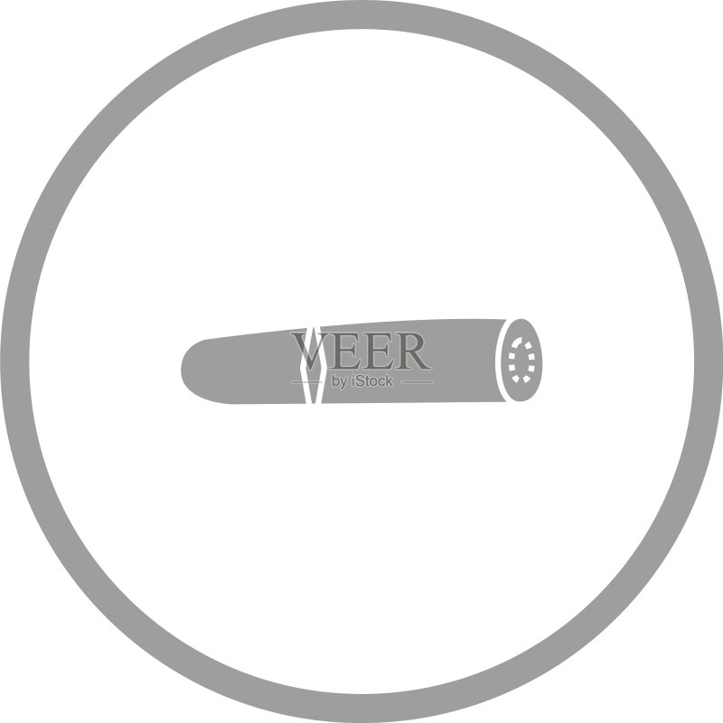 独特的雪茄标志符号图标图标素材