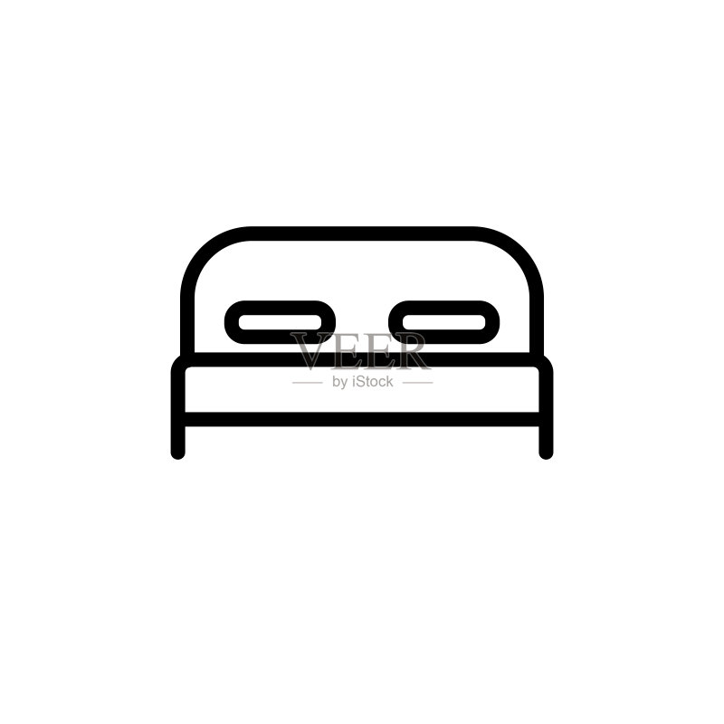 床图标矢量图形插画图标素材