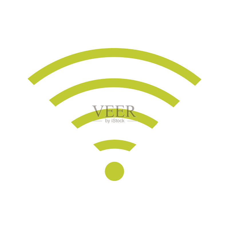 独特的WIFI线性图标图标素材