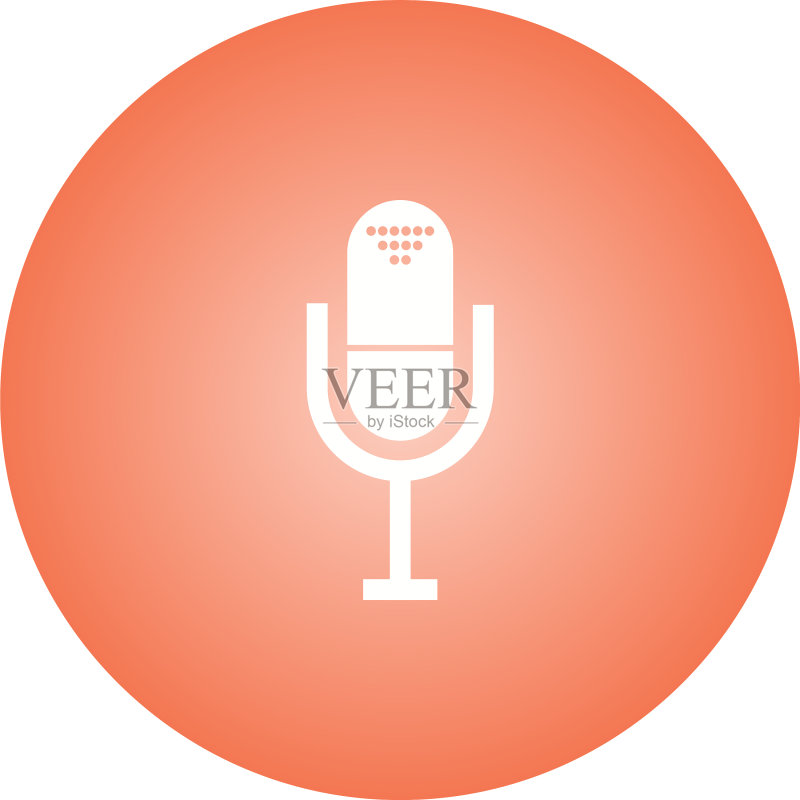 独特的语音备忘录符号图标图标素材