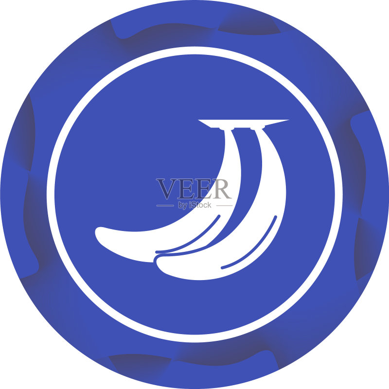 独特的香蕉标志符号图标素材