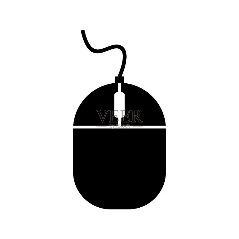 独特的鼠标标志图标图标素材