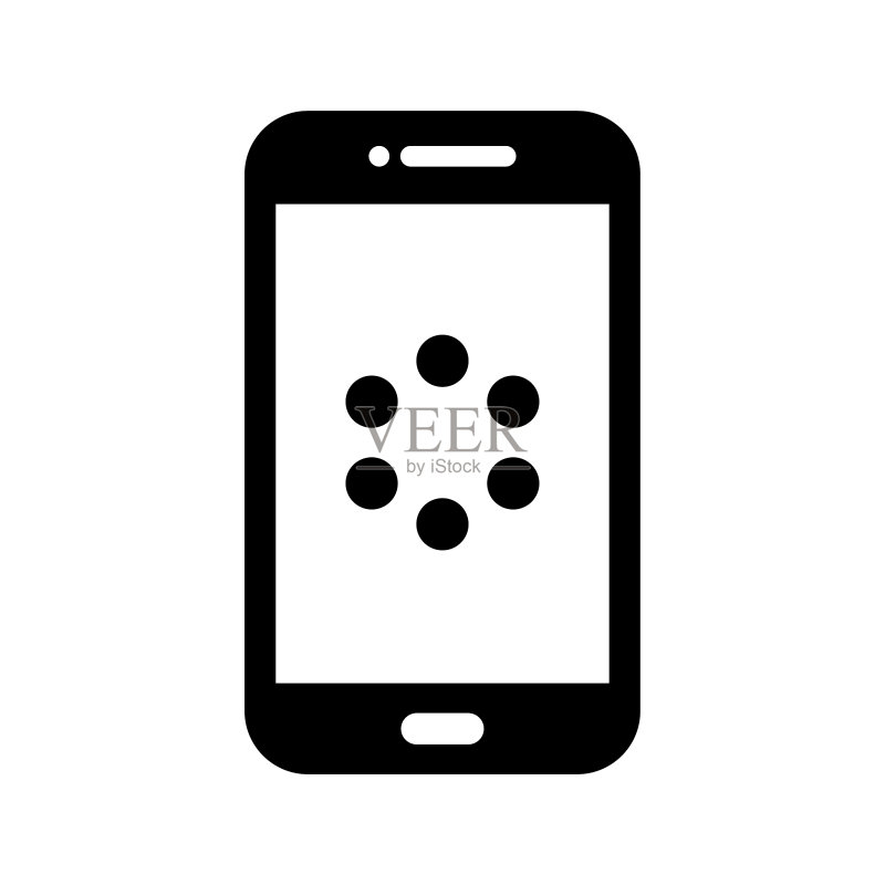 独特的腕表同步Glyph图标图标素材