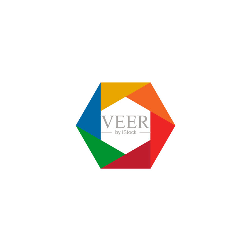 六边形图标Logo设计模板图标素材