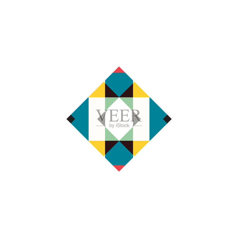 菱形logo设计图标素材