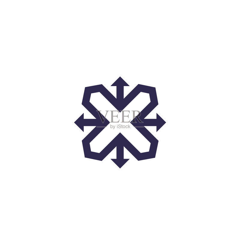 展开标志扩散图标图标素材