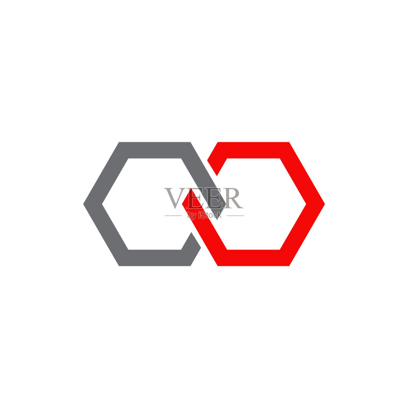 无限形状线条Logo设计模板图标素材