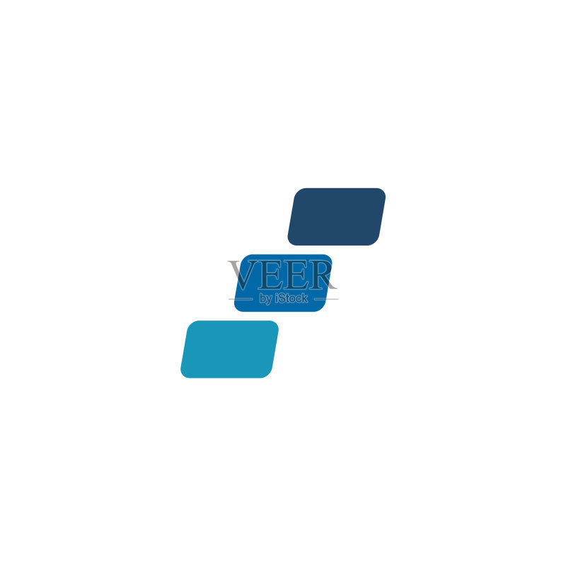 楼梯图标Logo设计模板图标素材