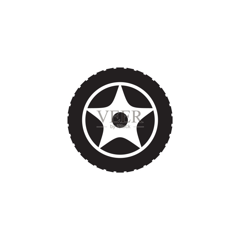轮胎店Logo设计模板图标素材